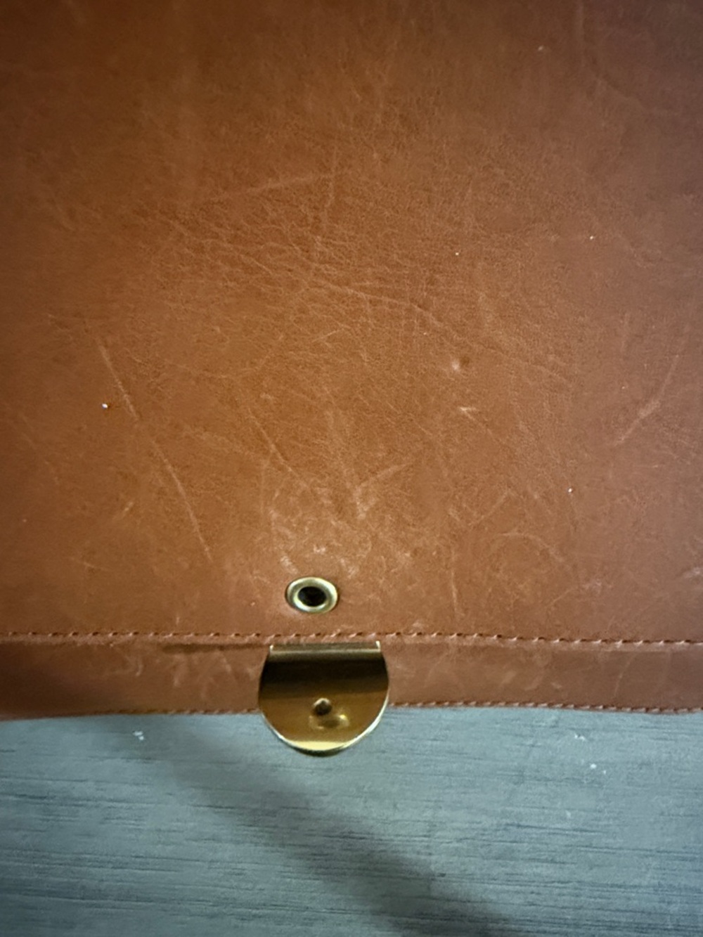 Madewell The Abroad Shoulder Bag Tan Leather Crossbody Shoulder Bag - Picture 10 of 13